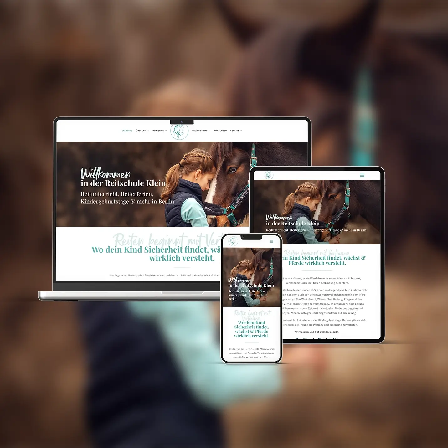 Franke-Winter-Website-Erstellung-Pferdebereich-Mockup-Reitschule-Klein-Berlin
